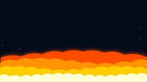 Abstract Scenic Landscape Animation for Presentation Backgrounds Video stock 341674372