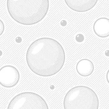 Abstract scetch vector pattern. chaotically bubbles background Stock Illustration
