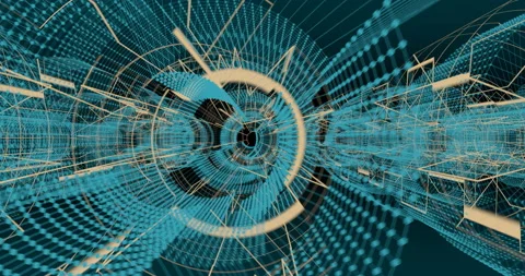 Abstract Schematic (2160p 23.976) Stock Footage 156989347