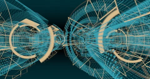 Abstract Schematic (2160p 29.97) Stock Footage 156990995