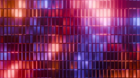 Abstract sci fi background glowing glass grid 3d animation seamless loop Stock Footage 337902188