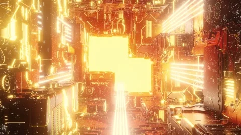 Abstract Sci Fi Backgrounds Video stock 316391306