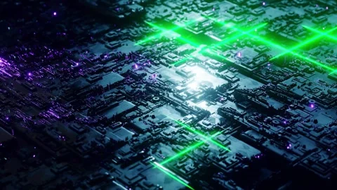 Abstract Sci Fi Backgrounds Video stock 316391524