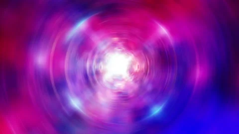 Abstract Sci-fi blue purple neon flare light transformer Stock Footage 145419387