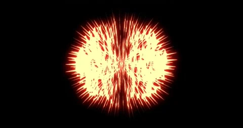 Abstract sci-fi burning effect sphere Stock Footage 137148581