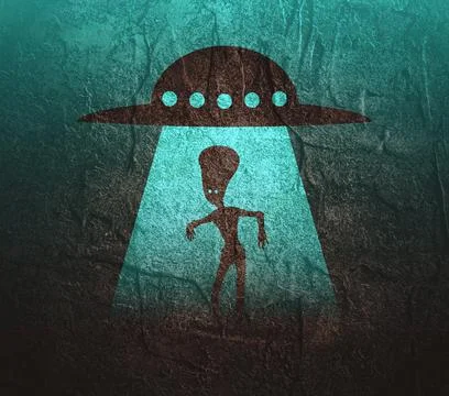 Abstract sci-fi concept Stockillustratie