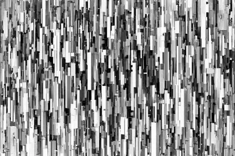 Abstract Sci-fi Gray 3d Geometric Background Texture From Levitating High Boxes イラスト素材
