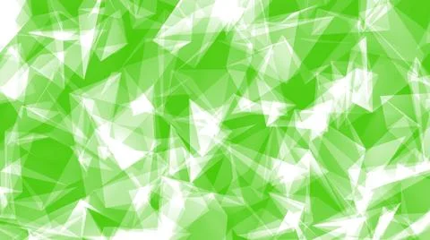 Abstract sci-fi green grid polygons or wireframe net footage. Digital dynamic Illustrazione stock