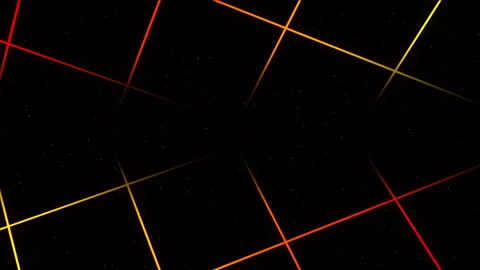 Abstract sci-fi grid or wireframe net footage. Dynamic blinking and moving stars Video stock 249878124