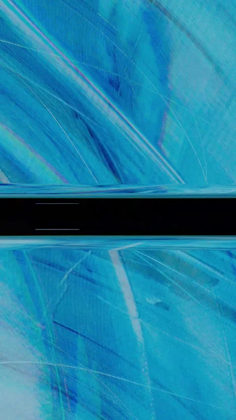 Abstract Sci-fi Intro Animation with Splitting Screen and Copy Space for Text. Stock Footage 317335074