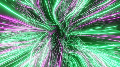 Abstract Sci fi Line Glow Stock-Footage 283010779