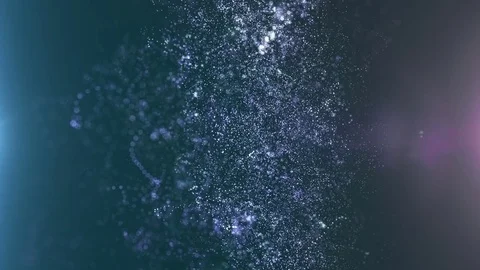 Abstract Sci-Fi Particles Background Stock Footage 73067314