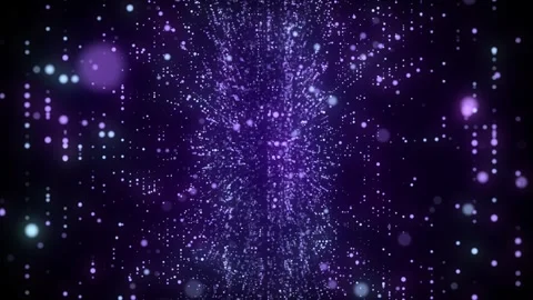 Abstract sci-fi pink tunnel. Decoding algorithms hacked software in funnel. Stock-Footage 262237442