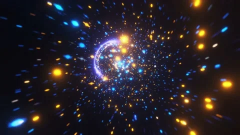 Abstract sci-fi Space Wormhole Tunnel Time Travel. Stock Footage 171415516