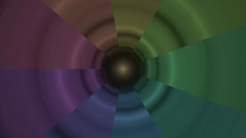 Abstract sci fi tunnel background with colorful motion Stock Footage 342366417