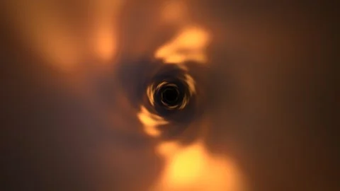 Abstract Sci Fi Tunnel Background  The scene displays a Stock Footage 342404672
