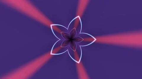 Abstract sci fi tunnel background showing swirling shapes Stock Footage 342469724