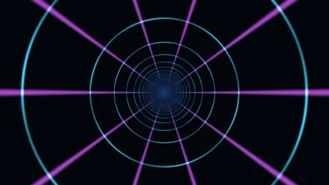 Abstract Sci Fi Tunnel Background Abstract Sci Fi Tunnel Background Stock Footage 343386284