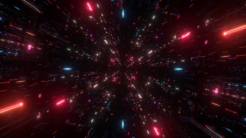 Abstract sci-fi tunnel 動画素材 228853911