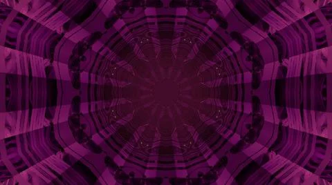Abstract sci fi tunnel pattern 3d illustration Stock Illustration