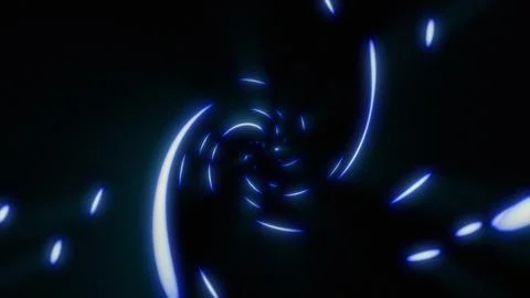 Abstract Sci-Fi Warp Speed Background. Cosmic Stars Motion Blur Lines Tunnel イラスト素材
