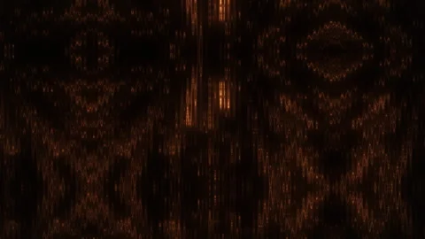 Abstract sci-fi wavy animated art. Futuristic glowing stylish fantastic backg Stock Footage 262464714