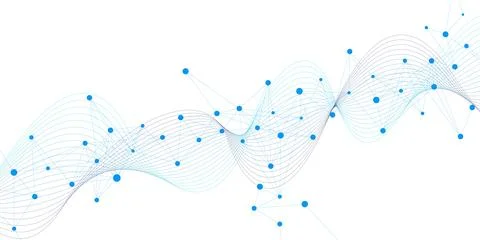 Abstract science and technology background Stock Illustration