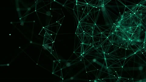 Abstract science background with dots and lines. Network connection structure. Stock Footage 155334872