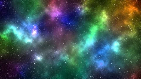 Abstract science background with galaxy Stock Illustration