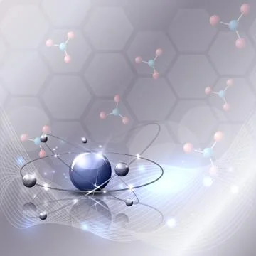 Abstract science background Stock Illustration