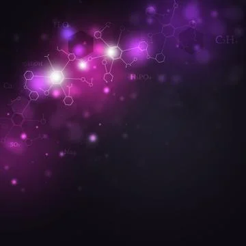 Abstract Science Background Stock Illustration
