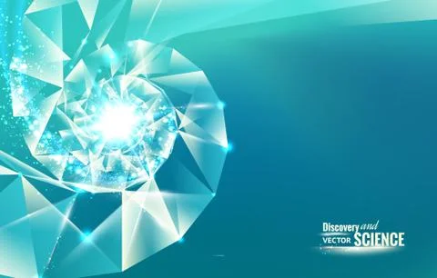 Abstract science design Stock Illustration