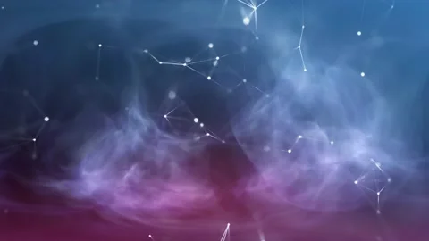Abstract science flicker dots lines animation background Stock Footage 147624832