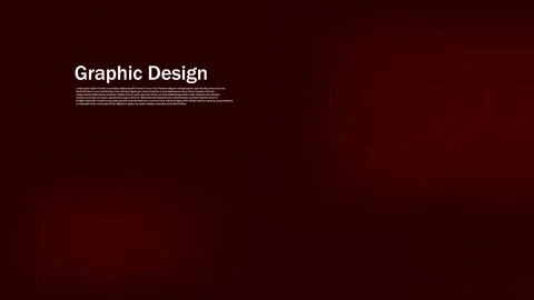 Abstract science graphic background, modern red tech wallpaper Stock Illustration