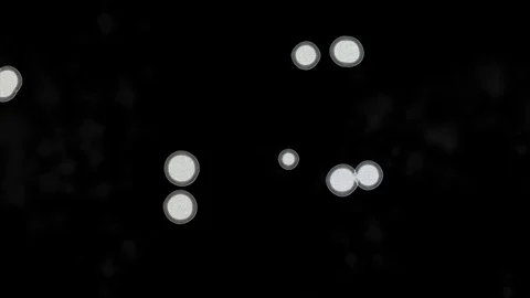 Abstract science molecule bubble shaped dna spheres in motion Stock Footage 120097806