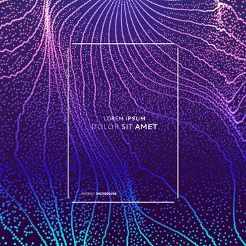 Abstract science or technology background. Graphic design. 库存插图