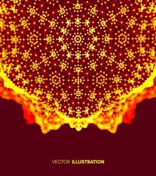 Abstract science or technology background. Graphic design. Stock Illustration