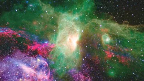 Abstract scientific background. Elements of this image furnished by NASA Stock Illustration