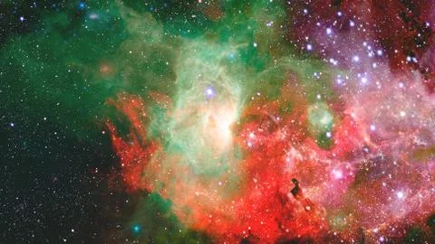 Abstract scientific background. Elements of this image furnished by NASA Illustrazione stock