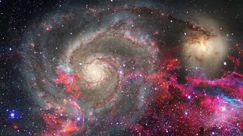 Abstract scientific background. Elements of this image furnished by NASA Foto stock