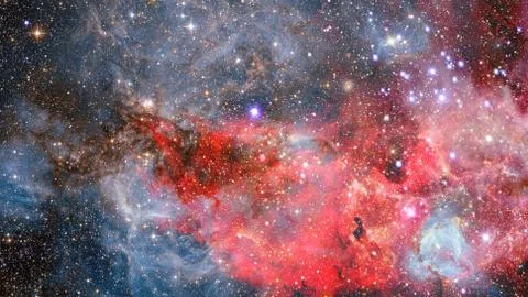 Abstract scientific background. Elements of this image furnished by NASA. Stock Photos