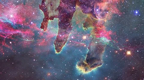 Abstract scientific background. Elements of this image furnished by NASA A... Fotos Stock