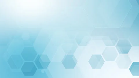 Abstract scientific blue background with hexagonal geometric shapes. Stock Footage 252062432
