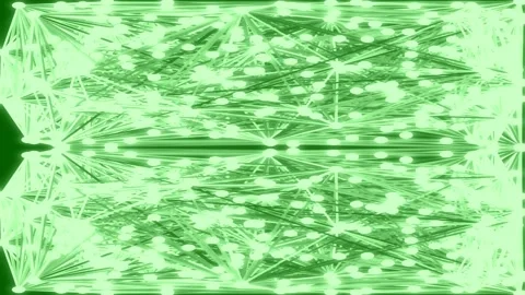 Abstract scientific data visualization background loop, deep brown neural n.. Stock Footage 336770315