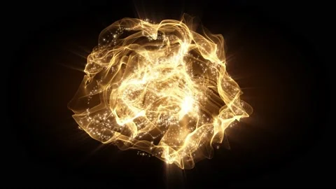 Abstract scientific fantasy background light energy wave shiny particles loop 스톡 동영상 195992862