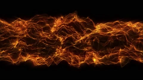 Abstract scientific fantasy background light energy wave shiny particles loop Video stock 196863505
