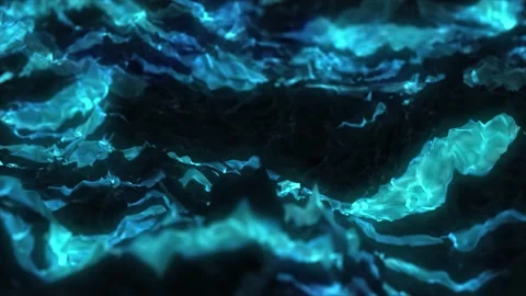 Abstract scientific fantasy background light energy wave shiny particles loop Video stock 201737338