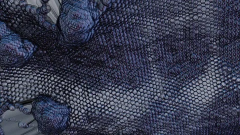 Abstract scientific moving background Stock Footage 78037829