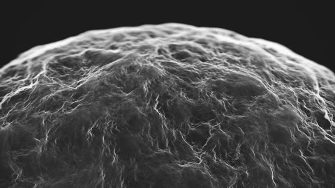 Abstract Scifi Planet Surface Background Video stock 244667699