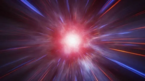Abstract Scifi Space Vortex And Starburst Overlay Seamless Loop Stock Footage 146031760